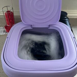Compact Purple Mini Washing Machine